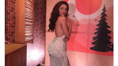 Here’s Seerat Kapoor Defining How Exactly You Are Supposed To Pose In A Sexy Backless Gown